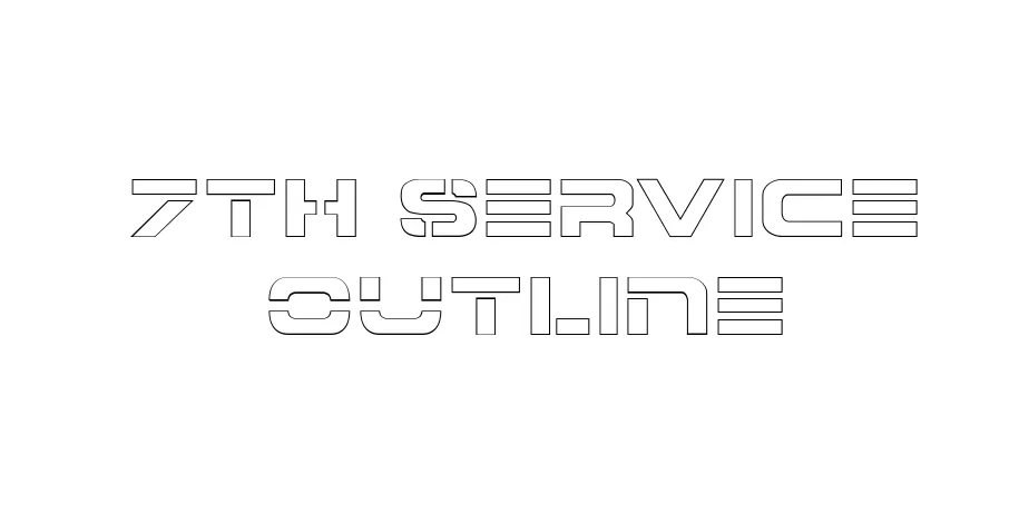 Fonte 7th Service Outline