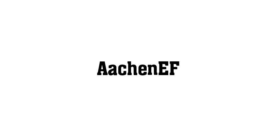 Fonte AachenEF