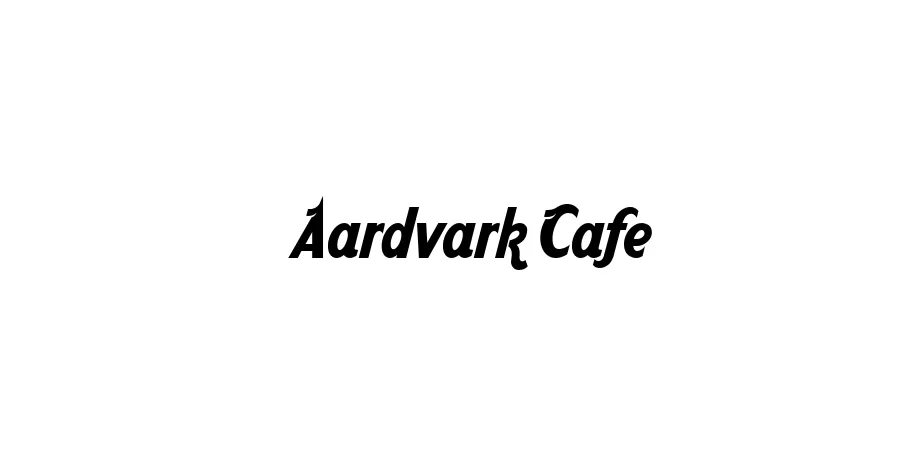 Fonte Aardvark Cafe