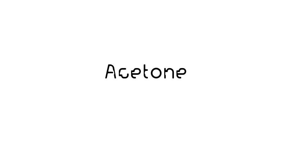 Fonte Acetone