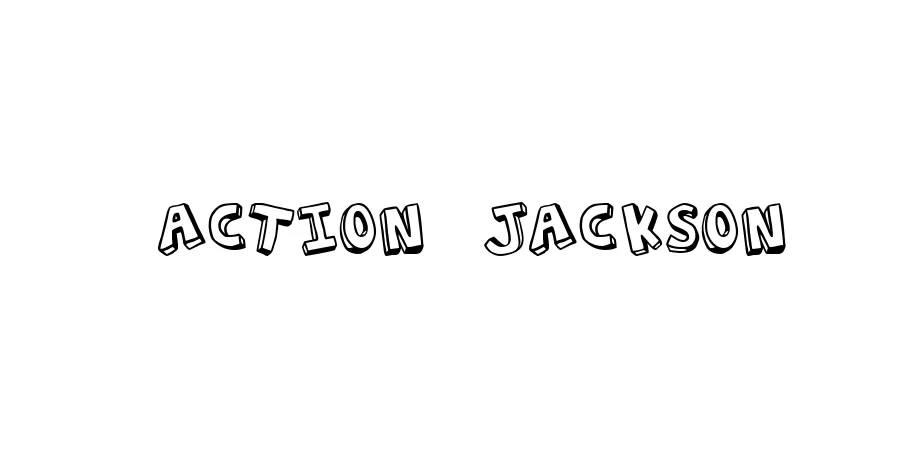 Fonte Action Jackson