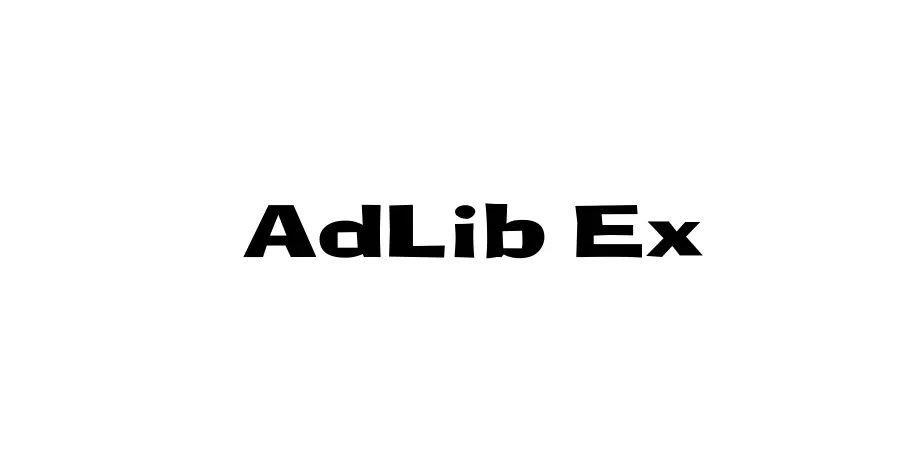 Fonte AdLib Ex