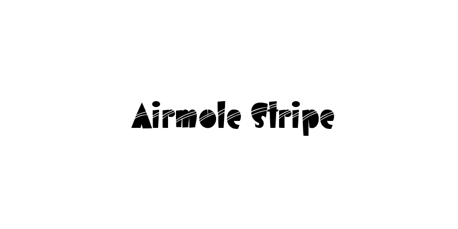 Fonte Airmole Stripe