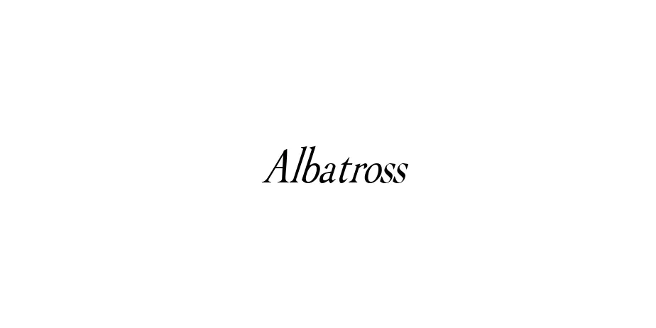Fonte Albatross