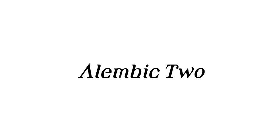 Fonte Alembic Two