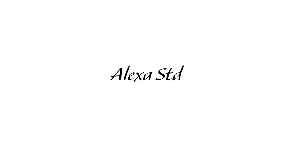 Fonte Alexa Std