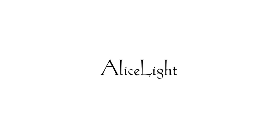 Fonte AliceLight