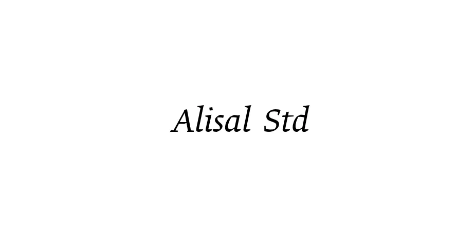 Fonte Alisal Std