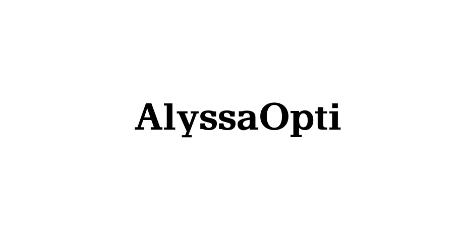 Fonte AlyssaOpti