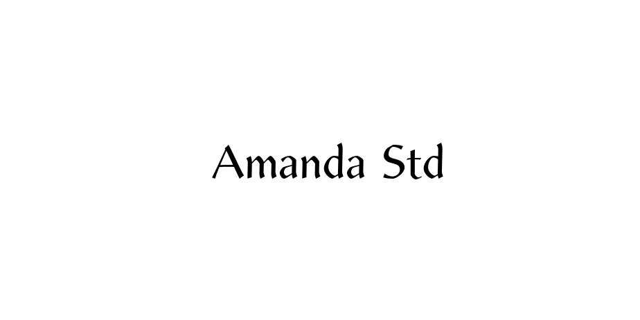 Fonte Amanda Std