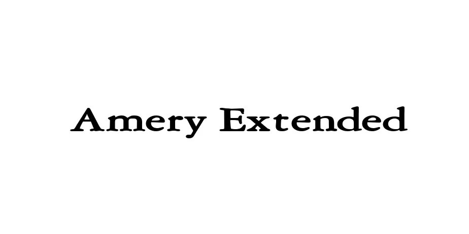 Fonte Amery Extended