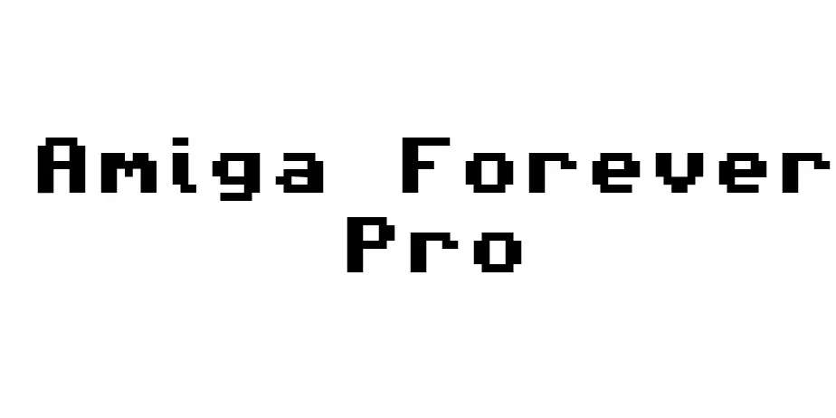 Fonte Amiga Forever Pro
