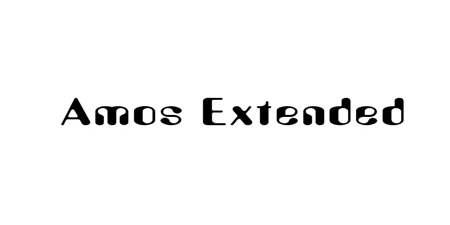 Fonte Amos Extended