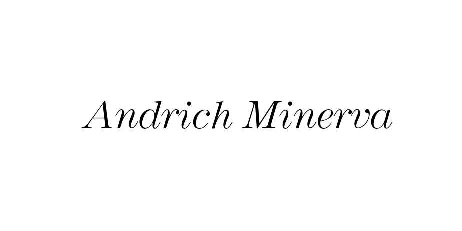 Fonte Andrich Minerva