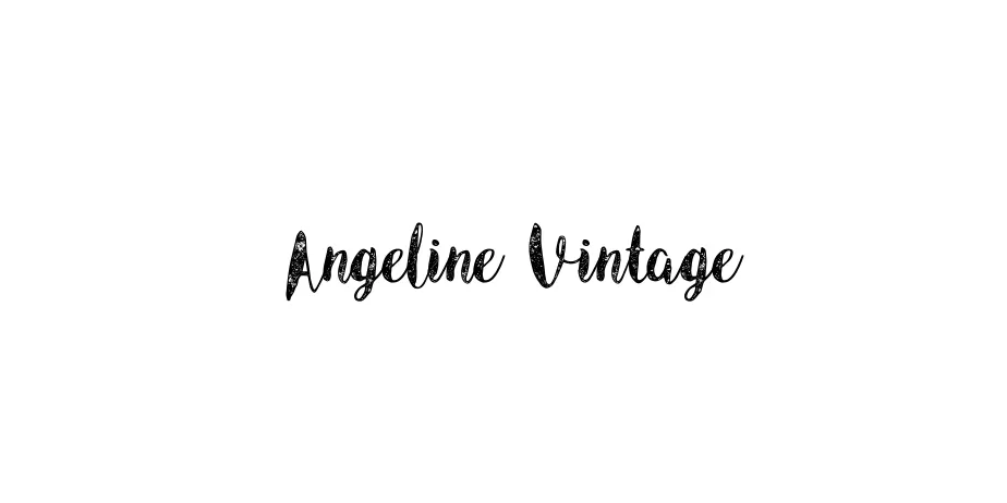 Fonte Angeline Vintage