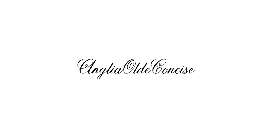 Fonte AngliaOldeConcise