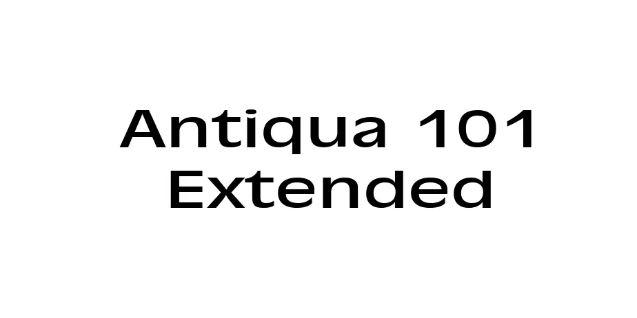 Fonte Antiqua 101 Extended