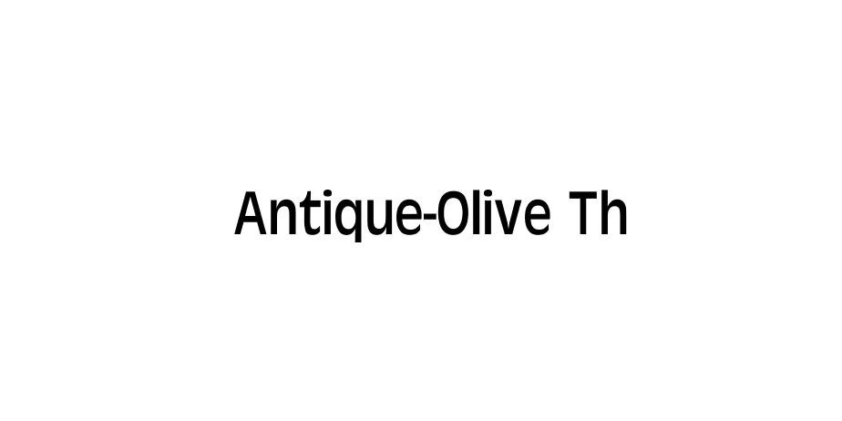 Fonte Antique-Olive Th