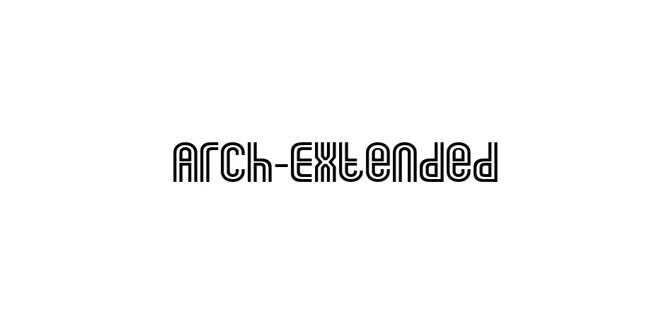 Fonte Arch-Extended