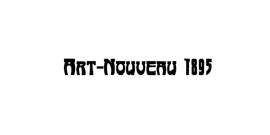 Fonte Art-Nouveau 1895