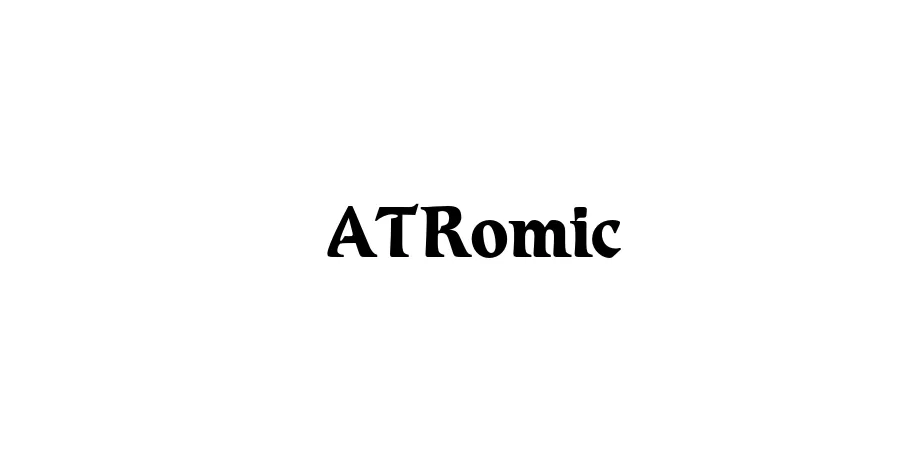 Fonte ATRomic