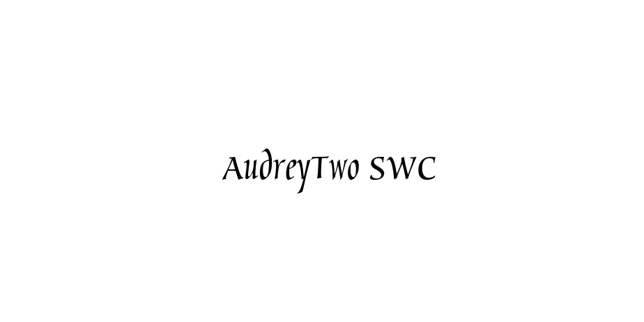 Fonte AudreyTwo SWC