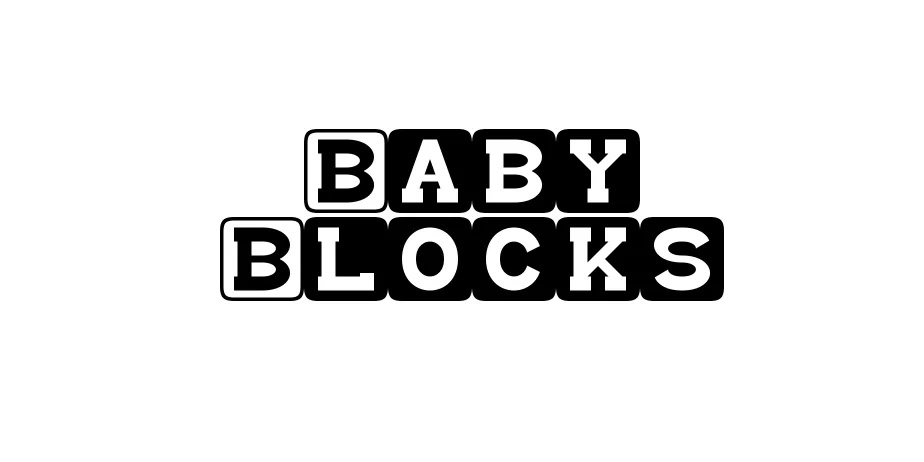 Fonte Baby Blocks