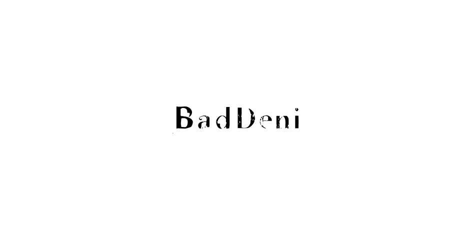 Fonte BadDeni