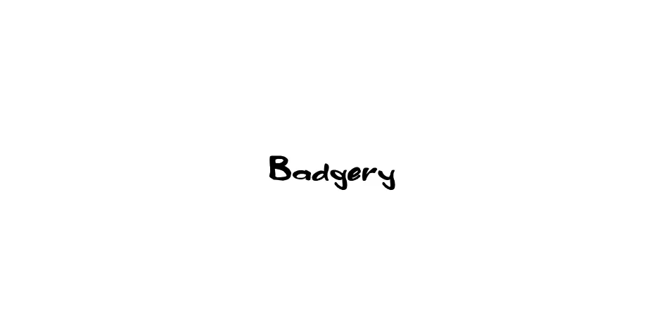 Fonte Badgery