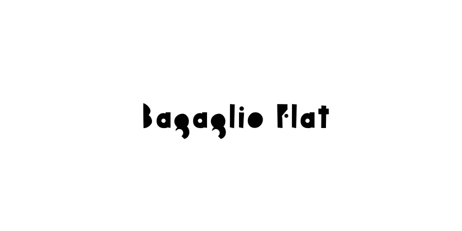 Fonte Bagaglio Flat