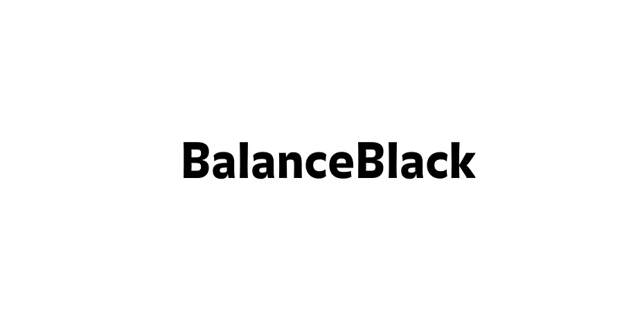 Fonte BalanceBlack