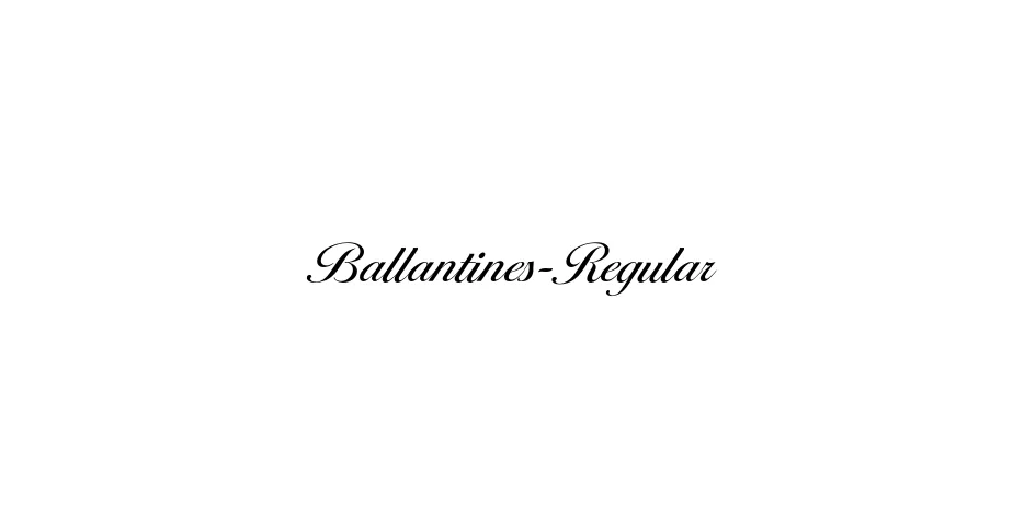 Fonte Ballantines-Regular