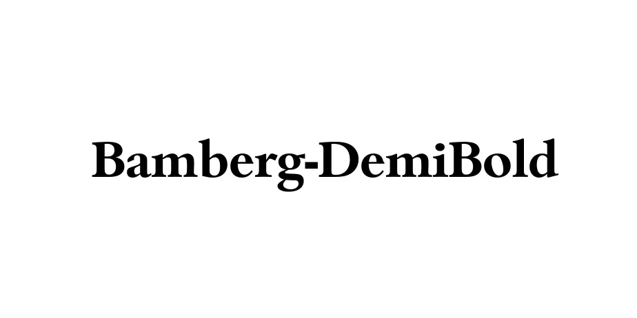 Fonte Bamberg-DemiBold