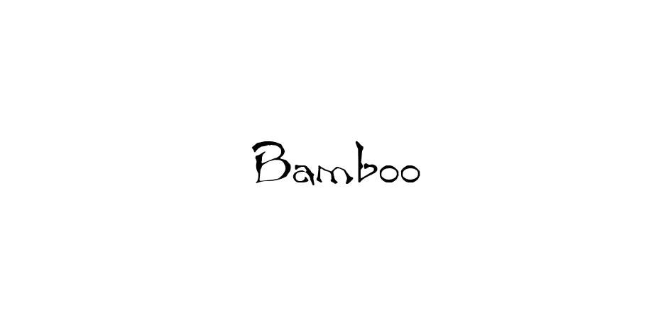 Fonte Bamboo
