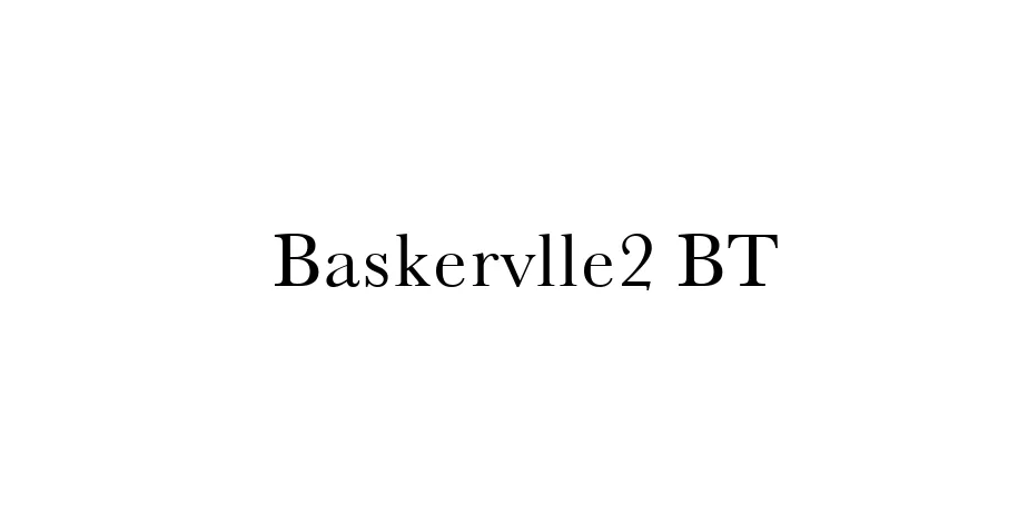 Fonte Baskervlle2 BT