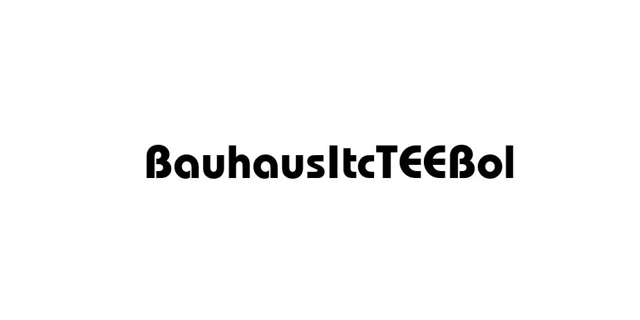 Fonte BauhausItcTEEBol