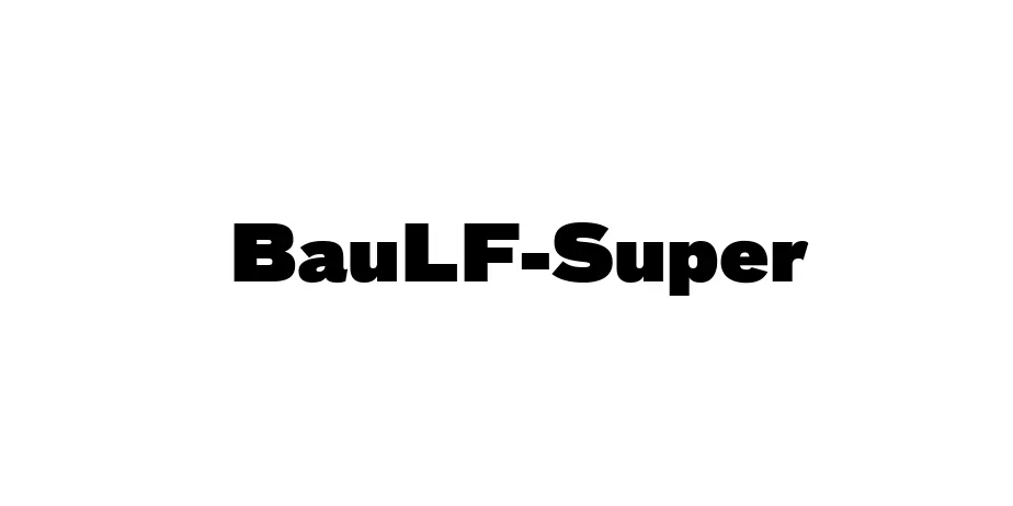 Fonte BauLF-Super