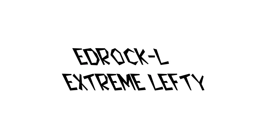 Fonte Bedrock-Light Extreme Lefty