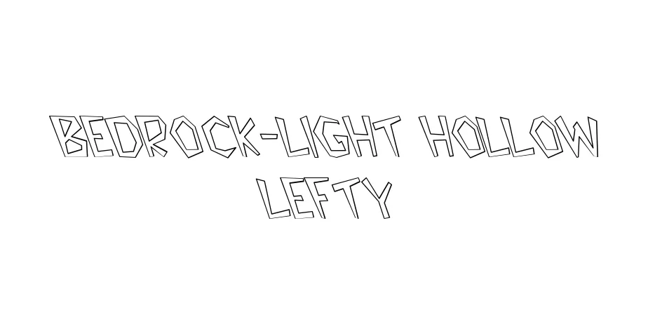 Fonte Bedrock-Light Hollow Lefty