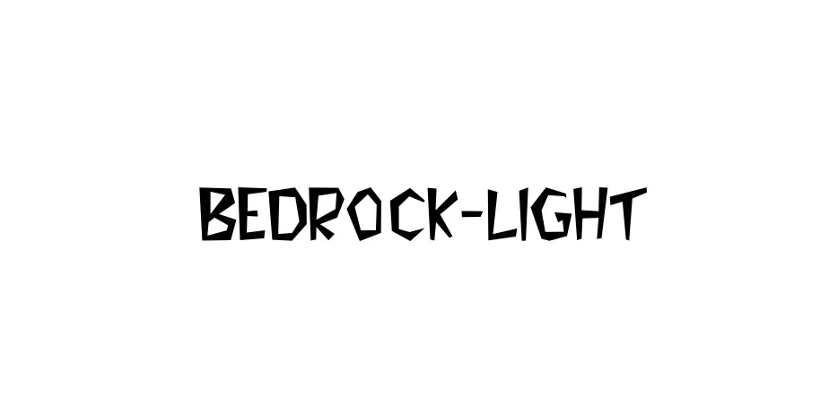 Fonte Bedrock-Light