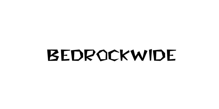 Fonte BedrockWide