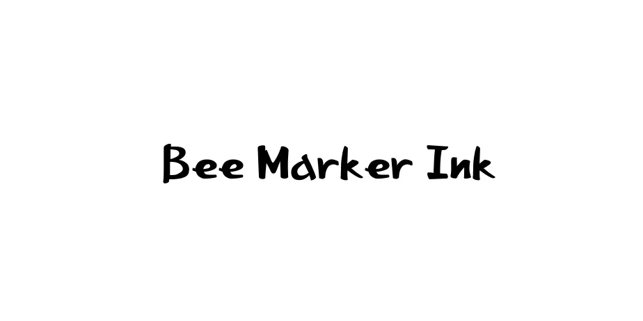 Fonte Bee Marker Ink