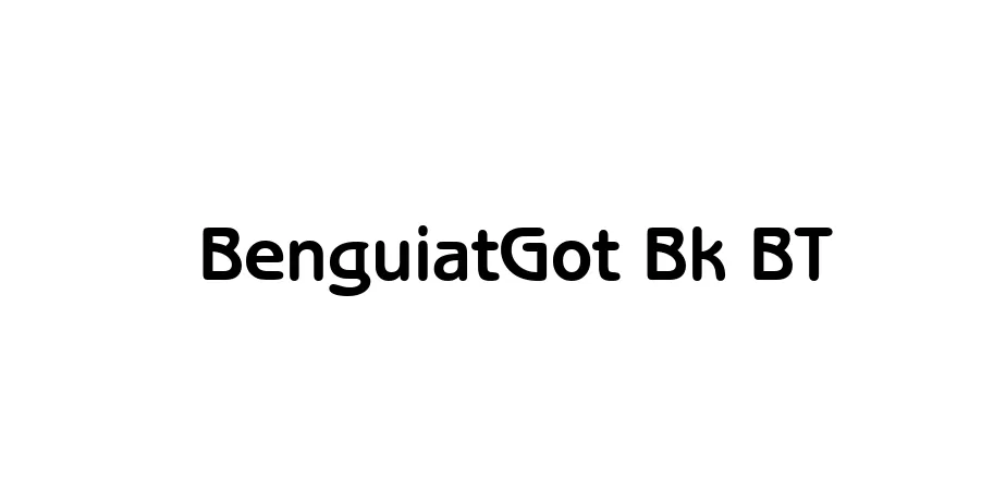 Fonte BenguiatGot Bk BT