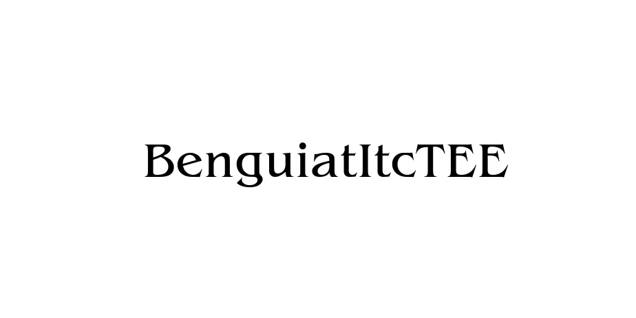 Fonte BenguiatItcTEE