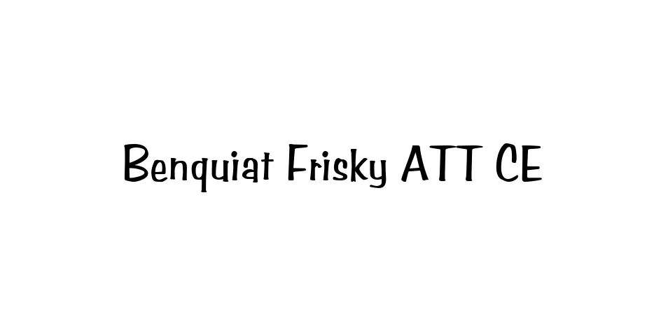 Fonte Benquiat Frisky ATT CE