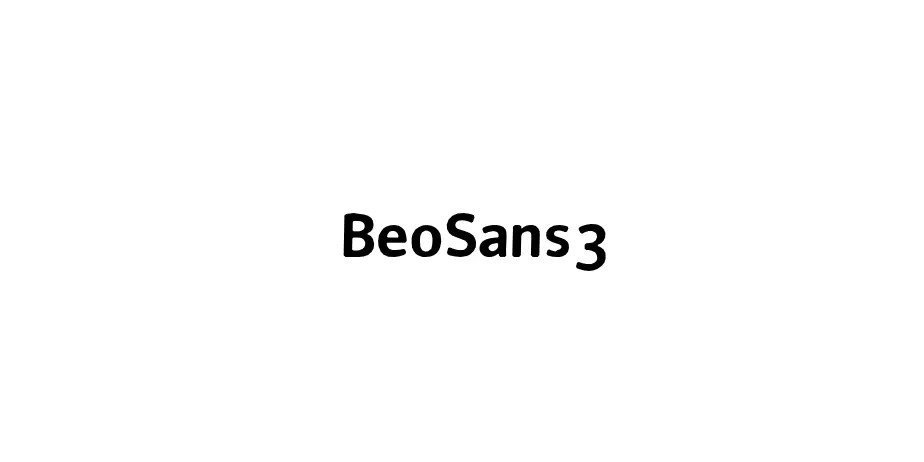 Fonte BeoSans3