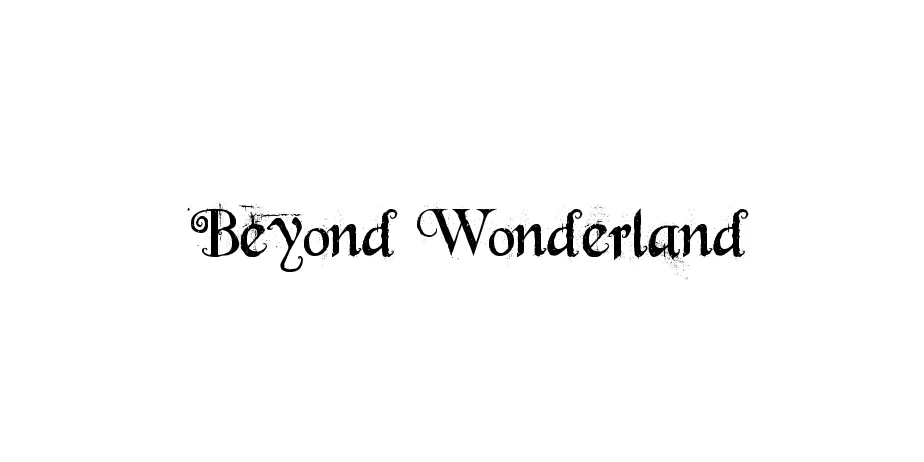 Fonte Beyond Wonderland