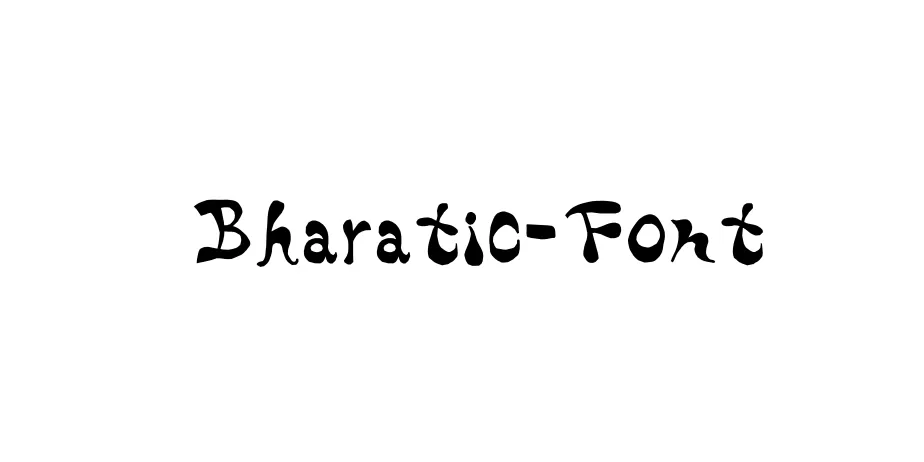 Fonte Bharatic-Font