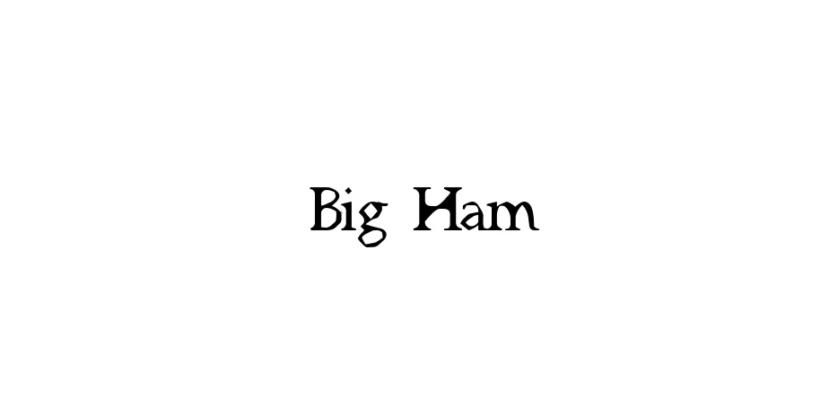 Fonte Big Ham