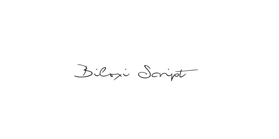 Fonte Biloxi Script